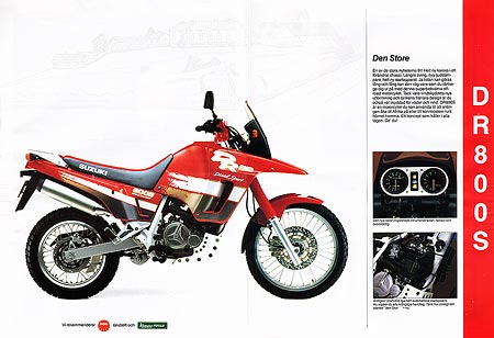 '91 Suzuki DR-800 S DR Big advert